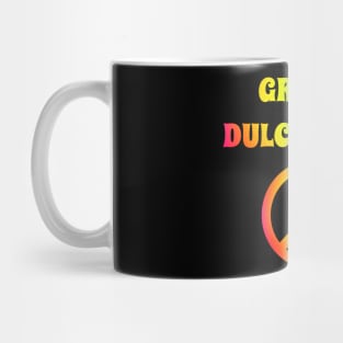 Groovy Dulcimerist Peace Halloween Party Retro Vintage Mug